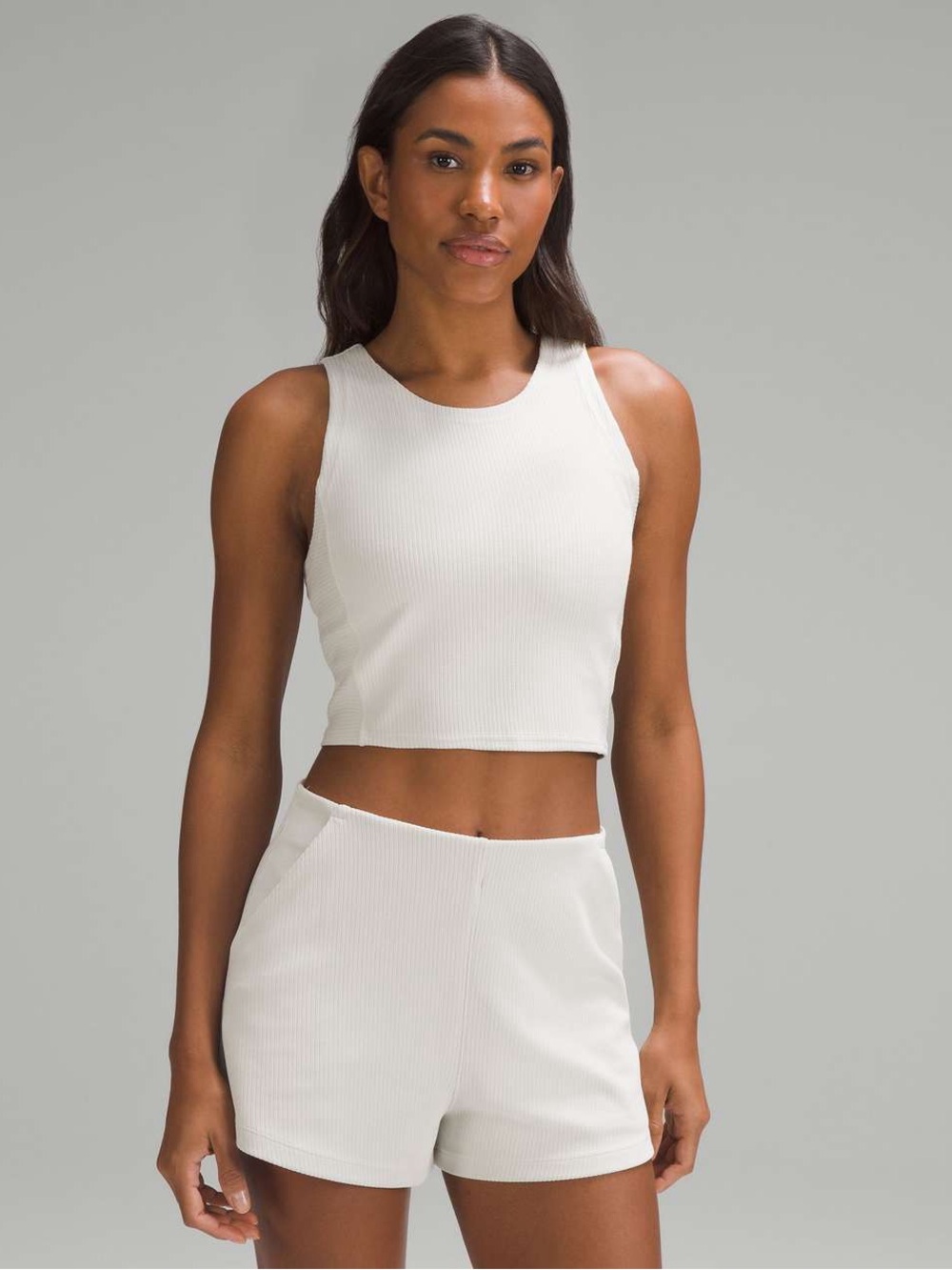 lululemon athletica Ribbed Softstreme Cropped Tank Top